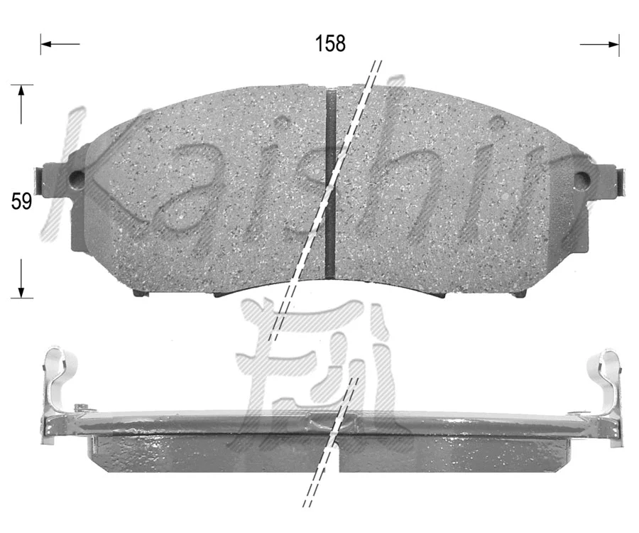 Brake Pad Set, disc brake (FK1231)