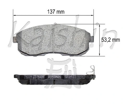 Brake Pad Set, disc brake (FK1241)