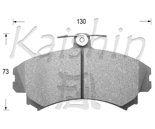 Brake Pad Set, disc brake (FK6090)
