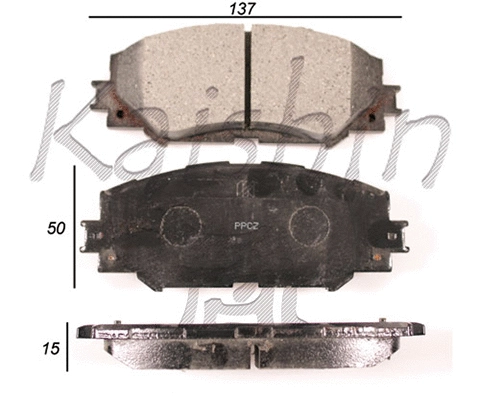 Brake Pad Set, disc brake (FK2274)