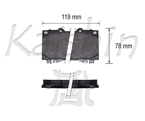 Brake Pad Set, disc brake (FK2177)