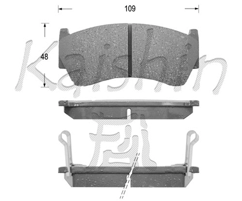 Brake Pad Set, disc brake (FK1227)