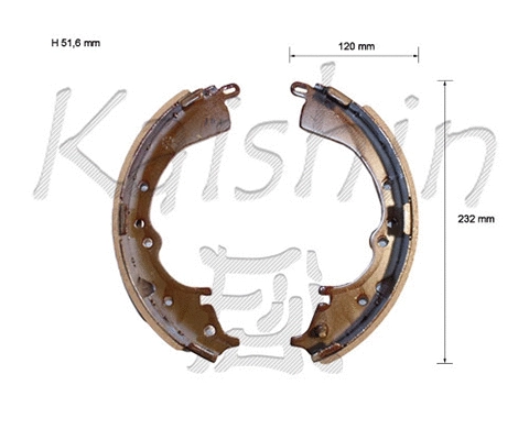 Brake Shoe Set (K2335)