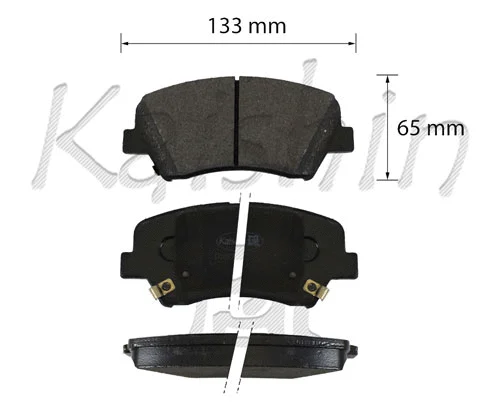Brake Pad Set, disc brake (FK10211)