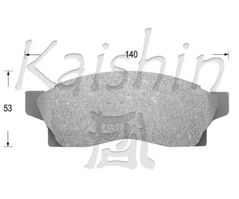 Brake Pad Set, disc brake (FK2091)
