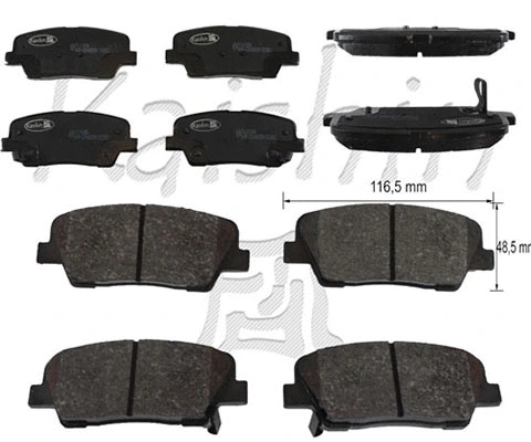 Brake Pad Set, disc brake (FK10184)