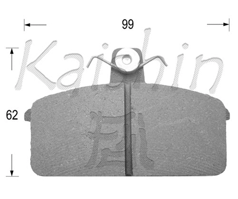 Brake Pad Set, disc brake (FK9056)
