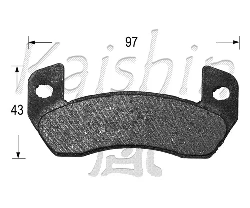 Brake Pad Set, disc brake (FK10094)