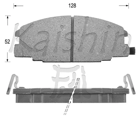 Brake Pad Set, disc brake (FK4029)