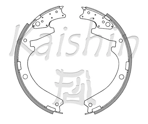 Brake Shoe Set (K6656)