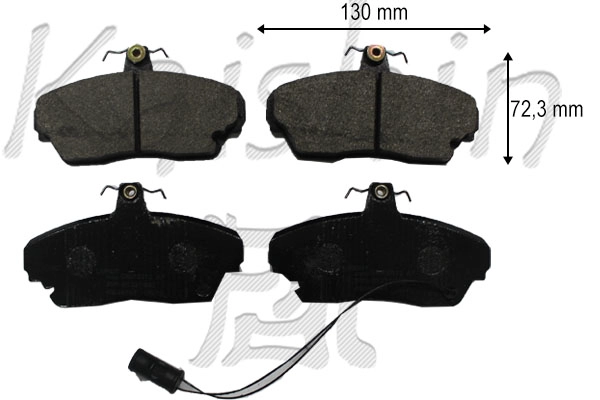 Brake Pad Set, disc brake (FK5273)