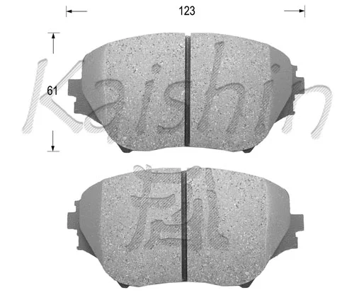 Brake Pad Set, disc brake (FK2202)