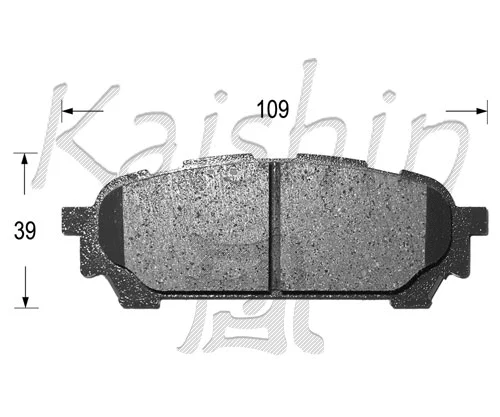 Brake Pad Set, disc brake (FK7059)