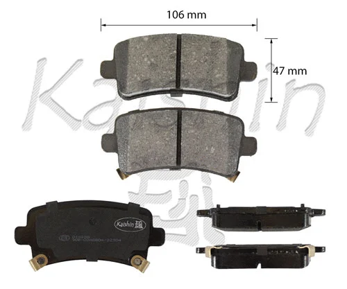 Brake Pad Set, disc brake (FK10208)