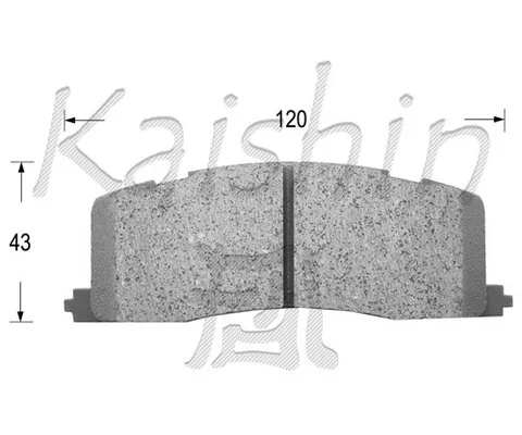 Brake Pad Set, disc brake (FK2105)