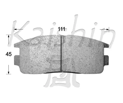 Brake Pad Set, disc brake (FK9063)