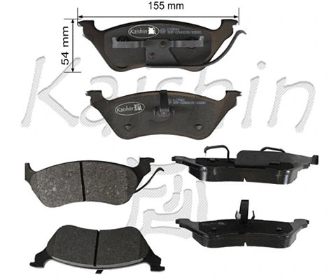 Brake Pad Set, disc brake (FK10043)