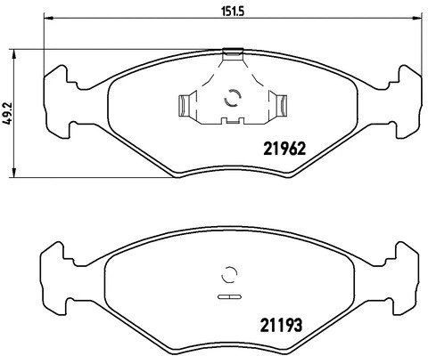 Brake Pad Set, disc brake (FK20311)