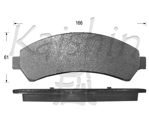 Brake Pad Set, disc brake (FK10023)