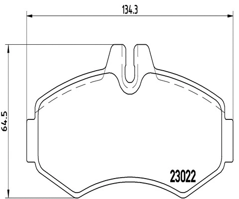 Brake Pad Set, disc brake (FK20020)