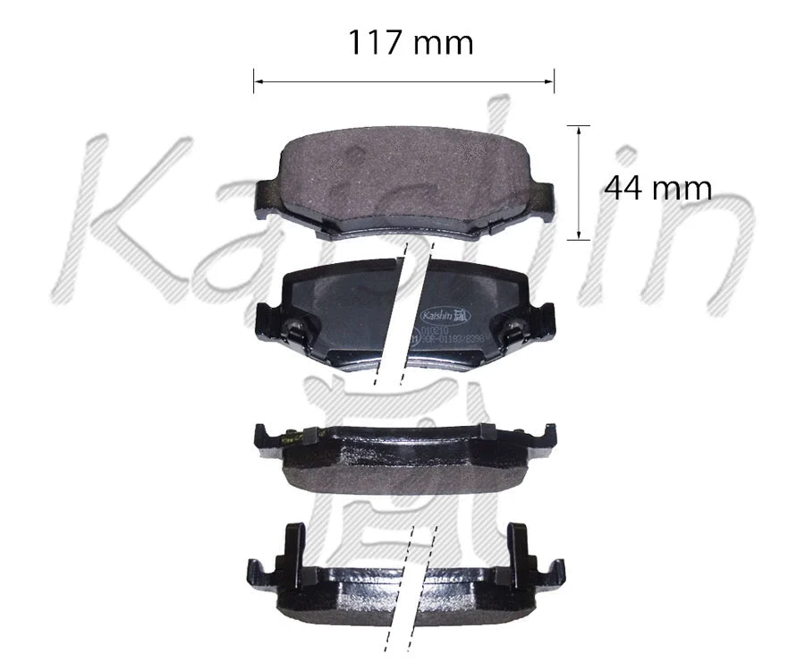 Brake Pad Set, disc brake (FK10210)