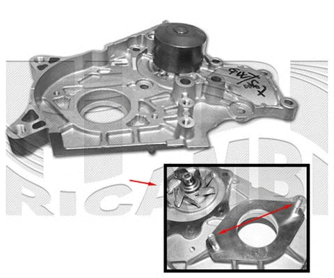 Water Pump, engine cooling (WPK297)