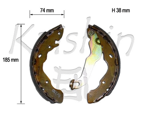 Brake Shoe Set (K11189)