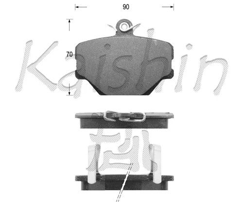 Brake Pad Set, disc brake (FK10049)