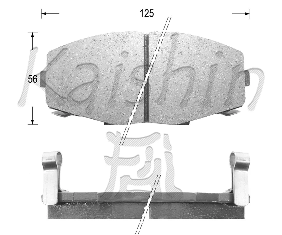 Brake Pad Set, disc brake (FK2060)