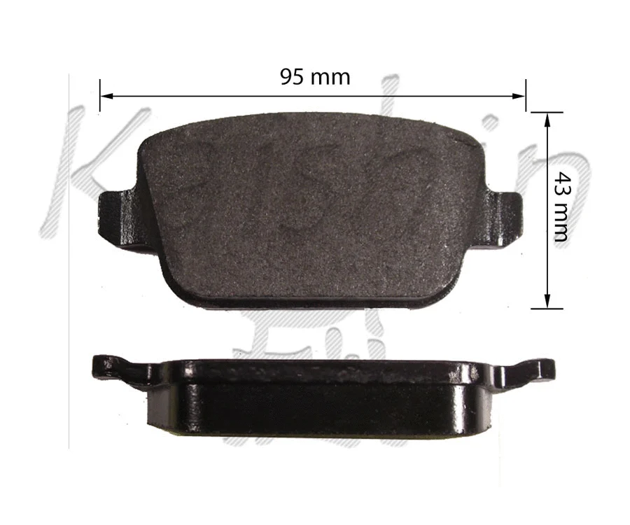 Brake Pad Set, disc brake (FK10160)