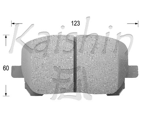 Brake Pad Set, disc brake (FK2217)