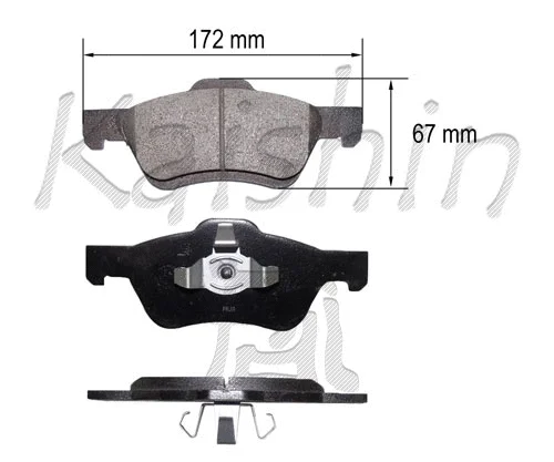 Brake Pad Set, disc brake (FK3149)