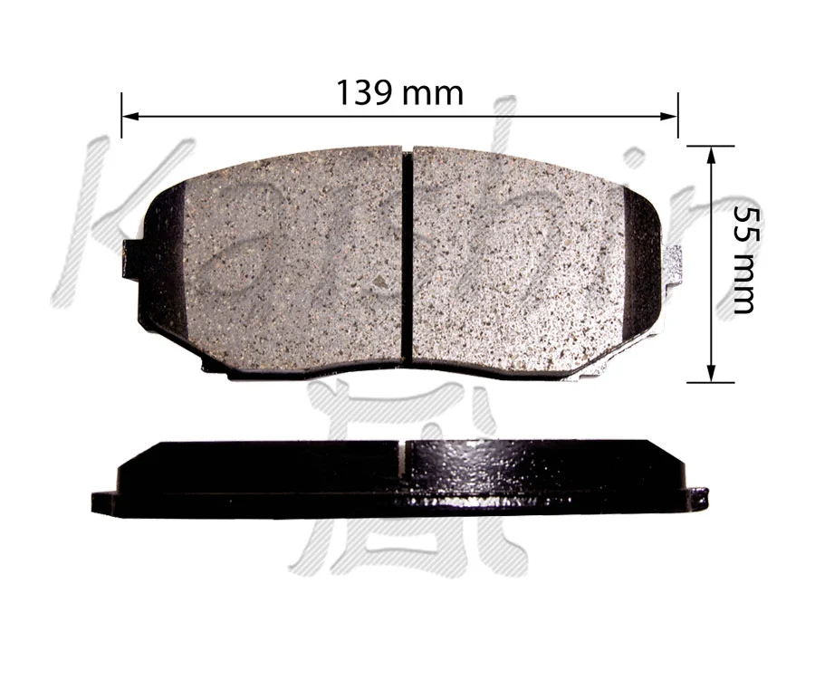 Brake Pad Set, disc brake (FK3142)