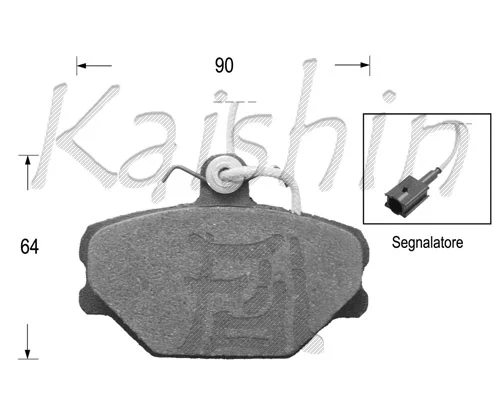 Brake Pad Set, disc brake (FK10048)