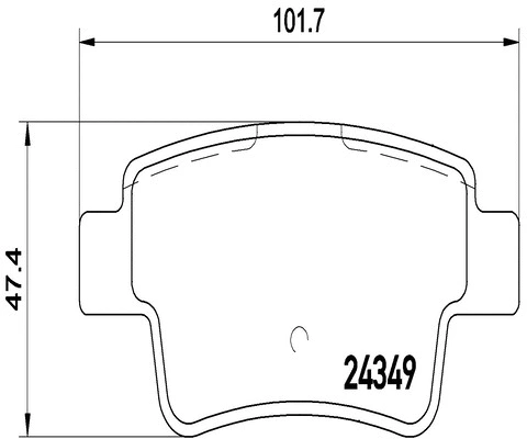 Brake Pad Set, disc brake (FK20275)