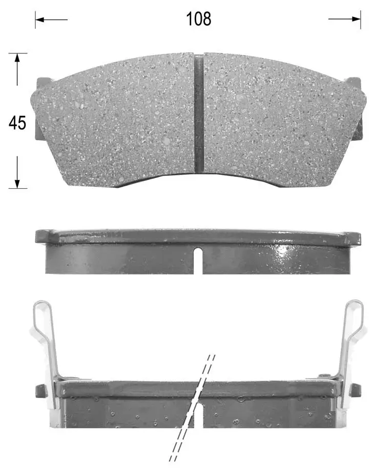 Brake Pad Set, disc brake (FK9005)