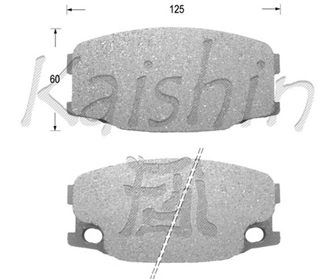 Brake Pad Set, disc brake (FK6091)