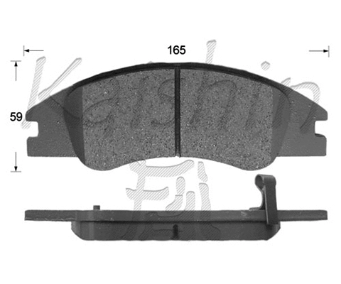 Brake Pad Set, disc brake (FK11157)