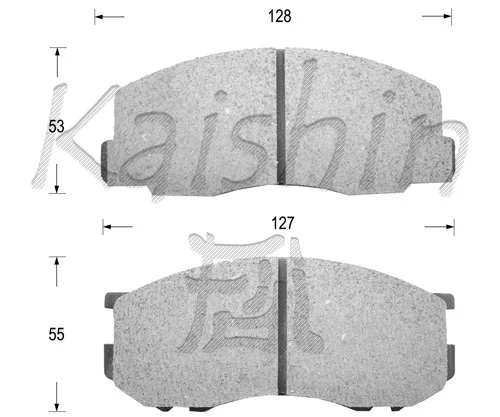 Brake Pad Set, disc brake (FK2026)