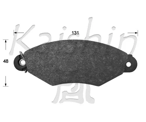 Brake Pad Set, disc brake (FK10167)