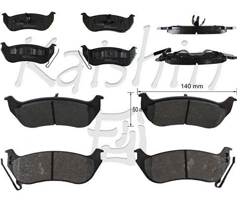 Brake Pad Set, disc brake (FK10067)