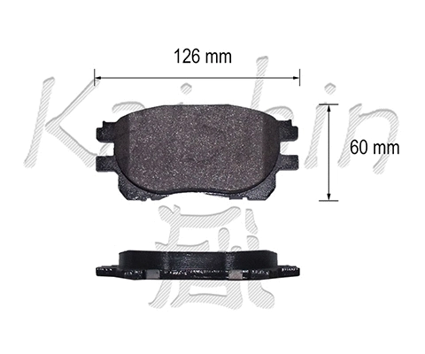 Brake Pad Set, disc brake (FK2263)