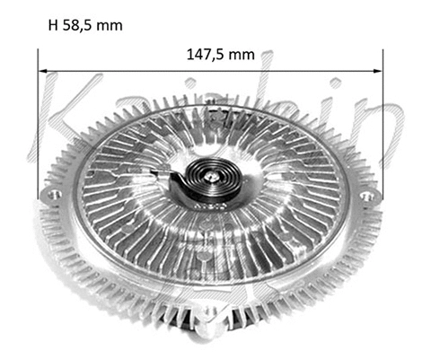 Clutch, radiator fan (GV007)