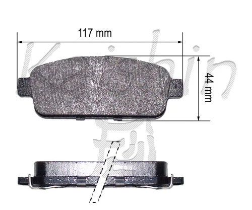 Brake Pad Set, disc brake (FK10179)