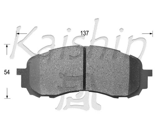 Brake Pad Set, disc brake (FK7058)