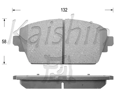 Brake Pad Set, disc brake (FK1247)