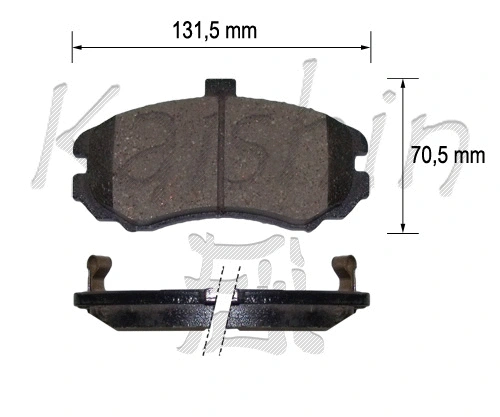 Brake Pad Set, disc brake (FK11224)