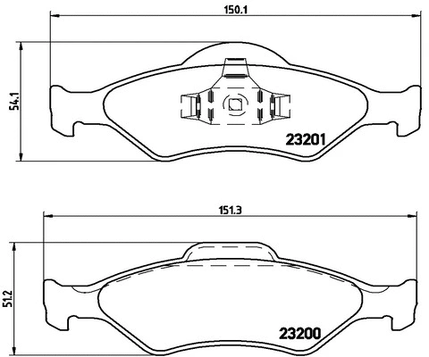 Brake Pad Set, disc brake (FK20224)