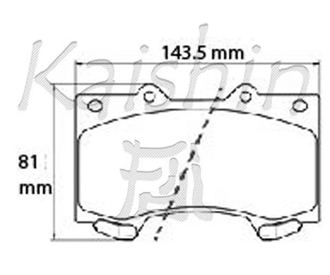 Brake Pad Set, disc brake (FK1318)