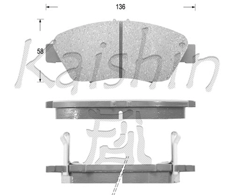 Brake Pad Set, disc brake (FK5070)